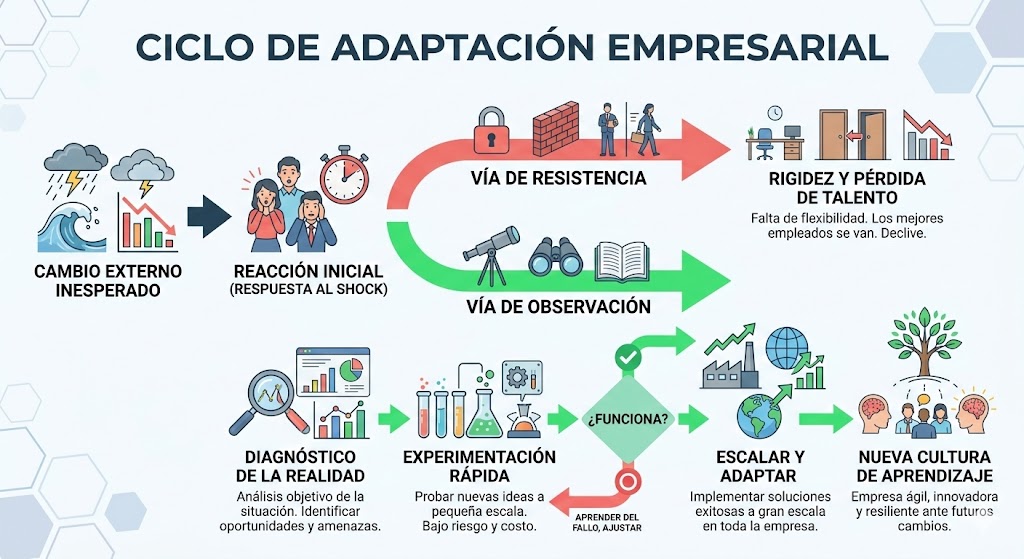 Diagrama de flujo sobre la Pausa Estoica. Muestra el 'Estímulo: El reproche' dividiéndose en dos caminos: el 'Impulso' que lleva a la 'Reacción: Grito/Defensa' y termina en 'Escalada del Conflicto', y la 'Razón' que lleva a 'Respuesta: Calma/Escucha' y termina en 'Resolución o Silencio Digno Diagrama de flujo sobre la Pausa Estoica. Muestra el 'Estímulo: El reproche' dividiéndose en dos caminos: el 'Impulso' que lleva a la 'Reacción: Grito/Defensa' y termina en 'Escalada del Conflicto', y la 'Razón' que lleva a 'Respuesta: Calma/Escucha' y termina en 'Resolución o Silencio Digno