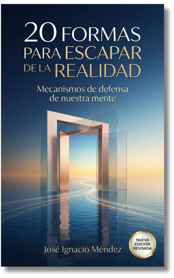 Portada del libro con título y diseño de puertas abiertas.
