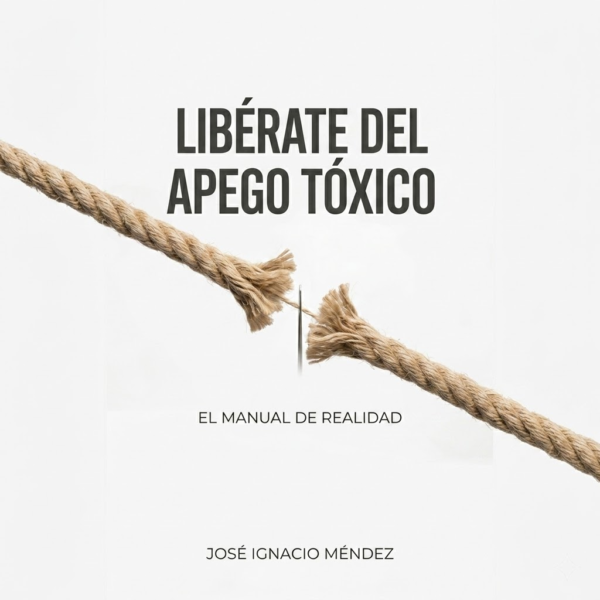 Portada de un libro con una cuerda rota en el centro y el título en letras grandes.. Libros de coaching | José Ignacio Méndez