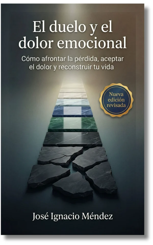 Portada del libro con título y camino de losas de piedra